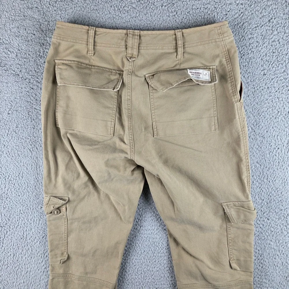 Y2K Abercrombie & Fitch Pants Women's 10 Bootcut Trouser Button Fly Cargo Skater